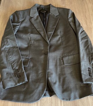 Traje Massimo Dutti gris completo