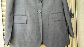 Traje Massimo Dutti gris completo