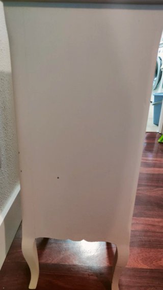 Mueble auxiliar madera y mármol
