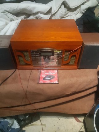 Giradischi Lauson Hi-fi in legno (senza telecomando)