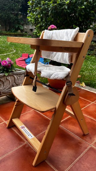 Trona evolutiva plegable de madera