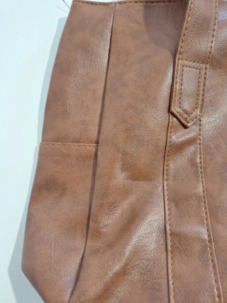 Bolso marrón mujer 34x27cm (Nuevo)