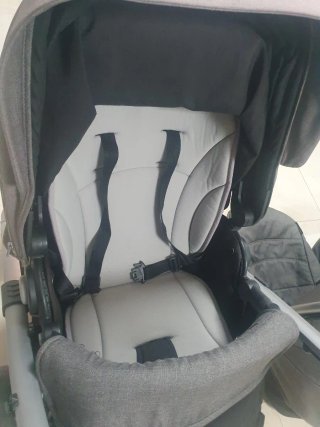 Carro de bebé 3 piezas gris