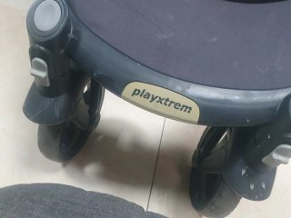 Carro de bebé 3 piezas gris