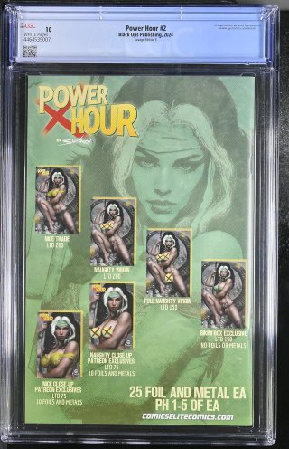 Comic gradeado CGC 10 - Power Hour Savage #2 2024