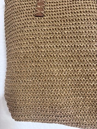Bolso de playa Lefties beige/marrón