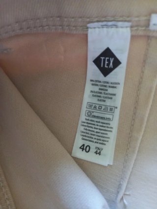 2 Pantalones Beige y Rosa