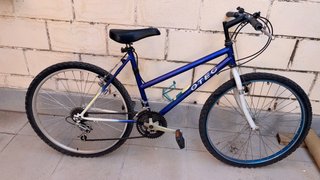 Bicicleta de montaña roja y azul la roja 25€ y 20€