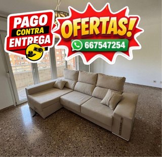SOFÁ CHAISE LONGUE NUEVO