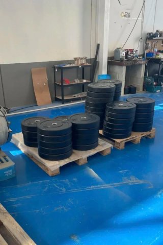 Venta disco bumper 1x 25kg. A ESTRENAR