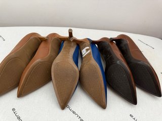 Lote 3 pares zapatos salón Gloria Ortiz T.39