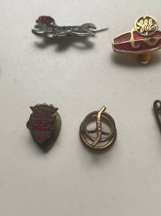 Lote insignias comerciales años 50