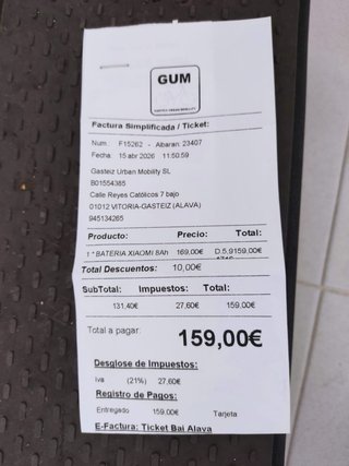 Patinete Eléctrico Xiaomi NEGOCIABLE