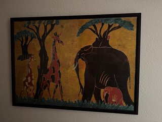Cuadro Decorativo Animales Sabana