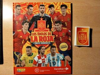 Álbum Los Ídolos de La Roja + Todos los Cromos