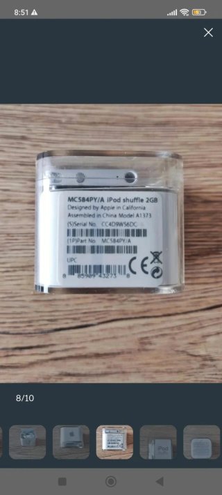 iPod Shuffle 2GB Plata Nuevo