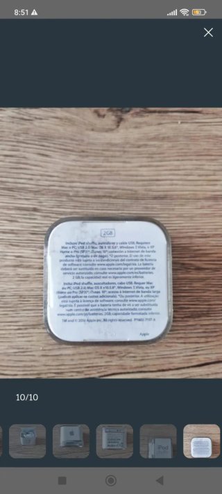 iPod Shuffle 2GB Plata Nuevo