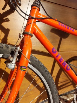 Bicicleta Montaña Naranja