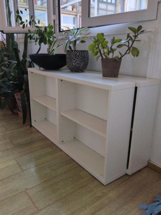 Estantería librería blanca Ikea x2 módulos
