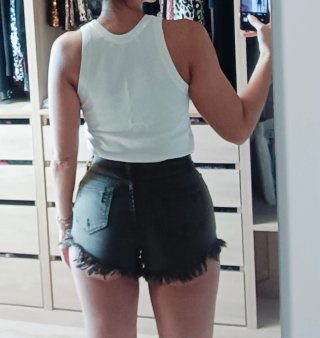 Shorts vaqueros camuflaje talle bajo XS