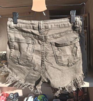 Shorts vaqueros camuflaje talle bajo XS