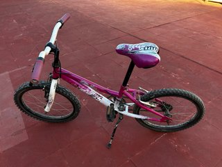 Bicicleta niña rosa