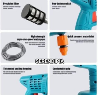 HIDROLIMPIADORA INALÁMBRICA 2 BATERÍAS (MALETÍN)