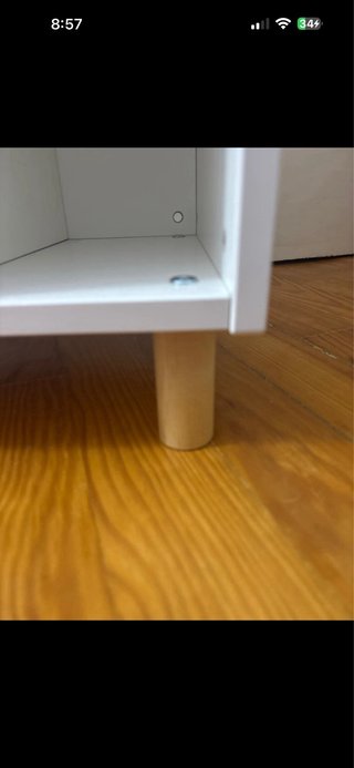 Mesita auxiliar Ikea blanca