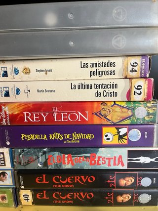 Lote 17 Películas VHS (Varios Géneros)