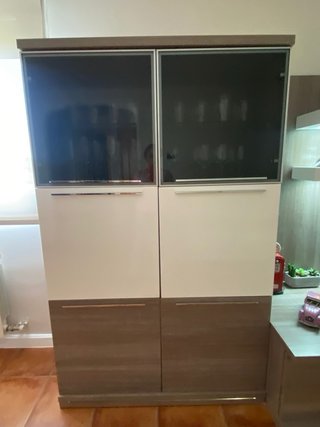 Mueble de salón moderno con luz integrada