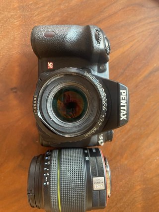 Pentax K5 + 50mm 1.7 + 18-55mm