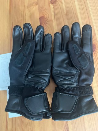 Guantes Moto BMW Cuero Negro