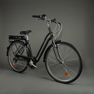 Bicicleta eléctrica urbana de paseo cuadro bajo Elops ebike