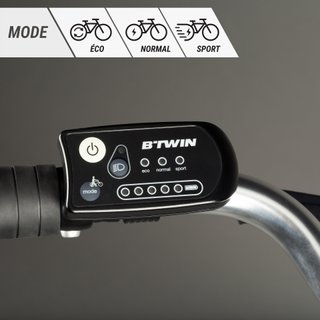 Bicicleta eléctrica urbana de paseo cuadro bajo Elops ebike
