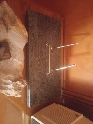 Reloj de sobremesa de piedra natural