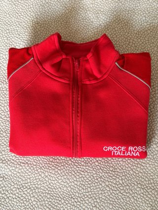 Felpa Croce Rossa Italiana Rossa L