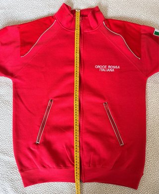 Felpa Croce Rossa Italiana Rossa L