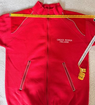 Felpa Croce Rossa Italiana Rossa L