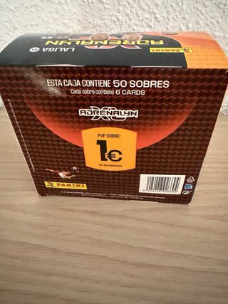 Panini Adrenalyn Caja Sobres 50 Nuevos a estrenar