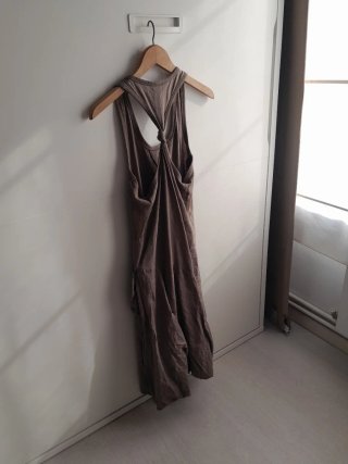 Vestido Desigual Lino Marrón