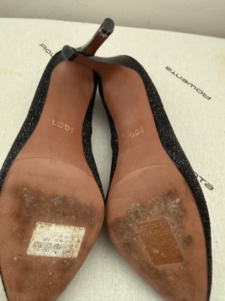 Zapatos de tacón LODI negros y plateados