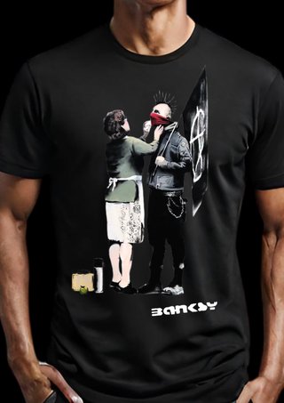 Camiseta Banksy Punk
