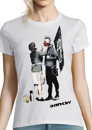 Camiseta Banksy Punk