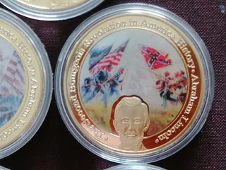 Monedas Guerra Civil Americana Lincoln