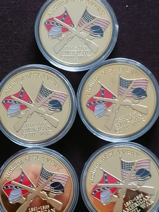 Monedas Guerra Civil Americana Lincoln