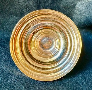 Antica pisside argento e vermeil