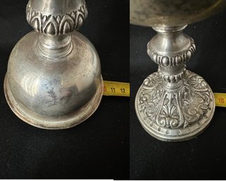 Antica pisside argento e vermeil