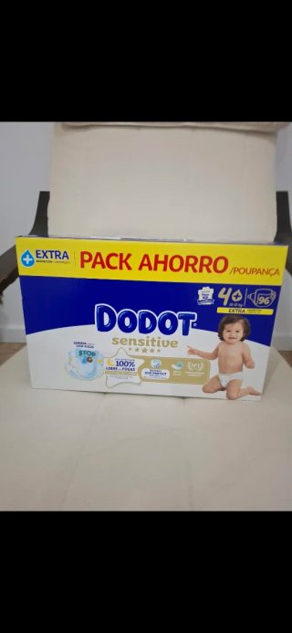 Fraldas Dodot Sensitive Pack Ahorro T4+ 96un
