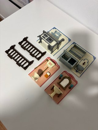 Playmobil Cocina y Baño Victoriano 90s