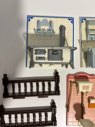 Playmobil Cocina y Baño Victoriano 90s